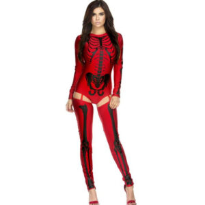 Halloween Cosplay Costume Skull  and Zombie Uniform