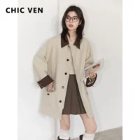 CHIC VEN Women Trench Coat