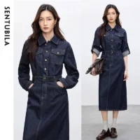 SENTUBILA Denim Dresses for Women